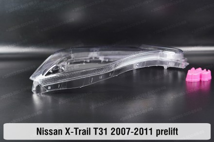 Скло на фару Nissan X-Trail T31 (2007-2011) III покоління дорестайлінг ліве.У на. . фото 5