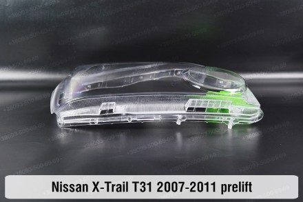 Стекло на фару Nissan X-Trail T31 (2007-2011) III поколение дорестайлинг правое.. . фото 9
