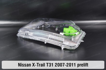 Стекло на фару Nissan X-Trail T31 (2007-2011) III поколение дорестайлинг правое.. . фото 8