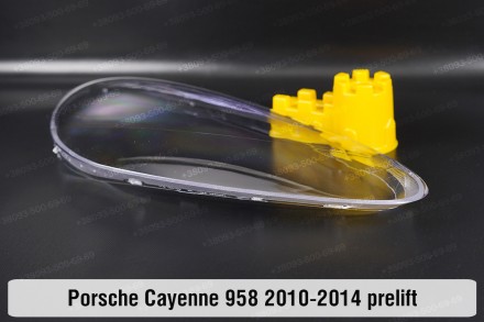 Стекло на фару Porsche Cayenne 958 (2010-2014) II поколение дорестайлинг правое.. . фото 5