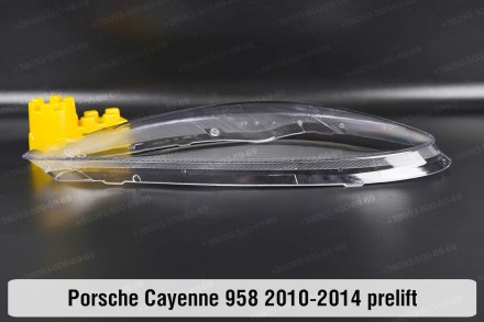 Стекло на фару Porsche Cayenne 958 (2010-2014) II поколение дорестайлинг правое.. . фото 9