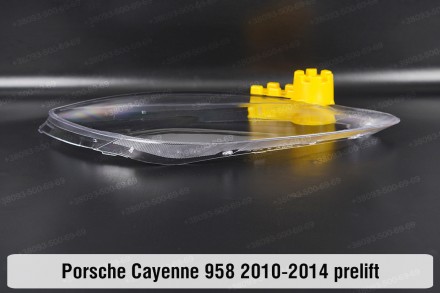 Стекло на фару Porsche Cayenne 958 (2010-2014) II поколение дорестайлинг правое.. . фото 4