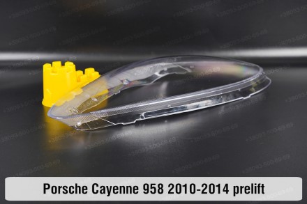Стекло на фару Porsche Cayenne 958 (2010-2014) II поколение дорестайлинг правое.. . фото 7