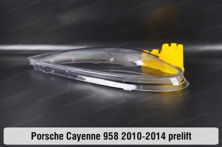 Стекло на фару Porsche Cayenne 958 (2010-2014) II поколение дорестайлинг правое.. . фото 6