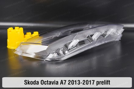 Стекло на фару Skoda Octavia A7 (2012-2017) III поколение дорестайлинг правое.В . . фото 10