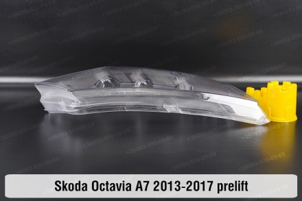 Стекло на фару Skoda Octavia A7 (2012-2017) III поколение дорестайлинг правое.В . . фото 9