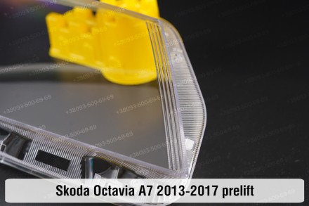 Стекло на фару Skoda Octavia A7 (2012-2017) III поколение дорестайлинг правое.В . . фото 5