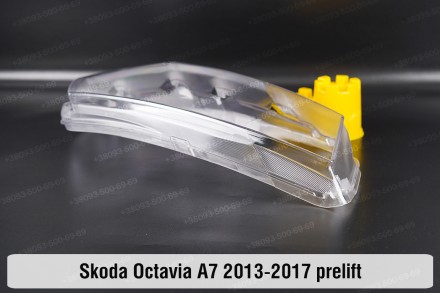 Стекло на фару Skoda Octavia A7 (2012-2017) III поколение дорестайлинг правое.В . . фото 6