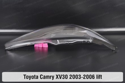 Стекло на фару Toyota Camry XV30 35 (2004-2006) V поколение рестайлинг правое.В . . фото 9