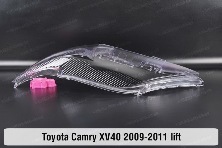 Стекло на фару Toyota Camry XV40 45 (2009-2011) VI поколение рестайлинг левое.
В. . фото 8