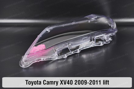 Стекло на фару Toyota Camry XV40 45 (2009-2011) VI поколение рестайлинг левое.
В. . фото 7