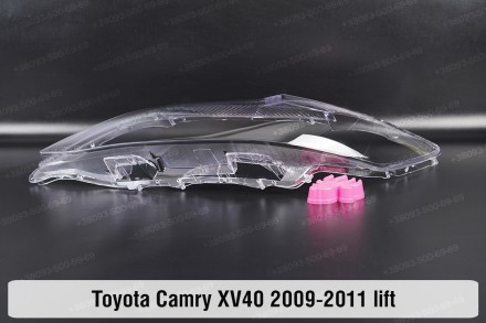 Стекло на фару Toyota Camry XV40 45 (2009-2011) VI поколение рестайлинг левое.
В. . фото 4