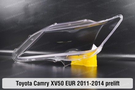 Скло на фару Toyota Camry XV50 EUR (2011-2014) VII покоління дорестайлінг праве.. . фото 3
