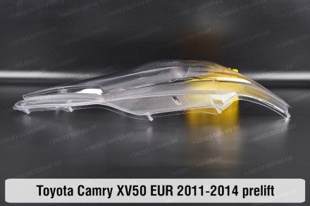 Скло на фару Toyota Camry XV50 EUR (2011-2014) VII покоління дорестайлінг праве.. . фото 4