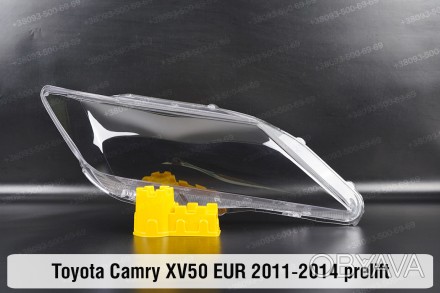 Стекло на фару Toyota Camry XV50 EUR (2011-2014) VII поколение дорестайлинг прав. . фото 1
