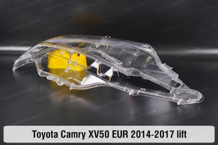 Стекло на фару Toyota Camry XV50 55 EUR (2014-2017) VII поколение рестайлинг лев. . фото 3
