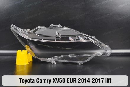 Стекло на фару Toyota Camry XV50 55 EUR (2014-2017) VII поколение рестайлинг пра. . фото 2
