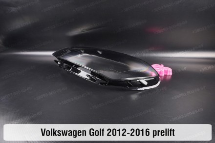 Стекло на фару VW Volkswagen Golf 7 (2012-2017) VII поколение дорестайлинг левое. . фото 3