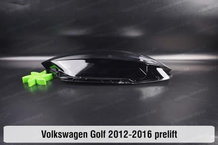 Стекло на фару VW Volkswagen Golf 7 (2012-2017) VII поколение дорестайлинг право. . фото 4
