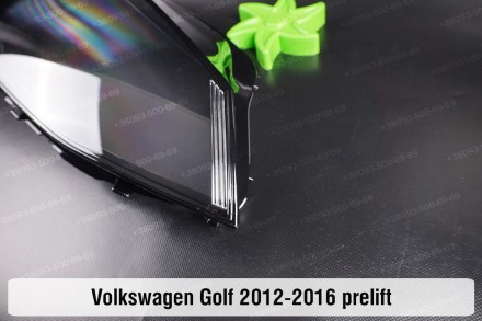 Стекло на фару VW Volkswagen Golf 7 (2012-2017) VII поколение дорестайлинг право. . фото 3