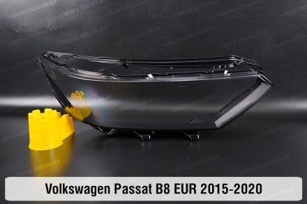 Стекло на фару VW Volkswagen Passat B8 LED EUR (2015-2019) VIII поколение дорест. . фото 2