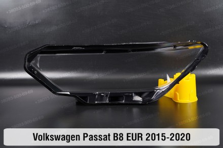 Стекло на фару VW Volkswagen Passat B8 LED EUR (2015-2019) VIII поколение дорест. . фото 8