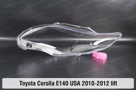 Стекло на фару Toyota Corolla E140 E150 USA (2010-2013) X поколение рестайлинг п. . фото 3