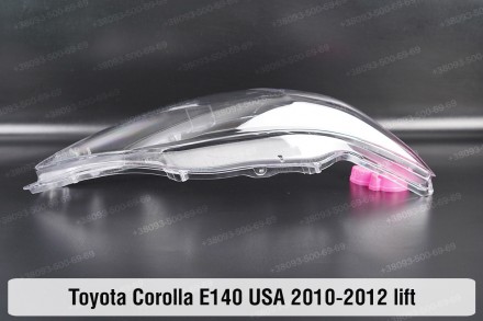 Стекло на фару Toyota Corolla E140 E150 USA (2010-2013) X поколение рестайлинг п. . фото 8