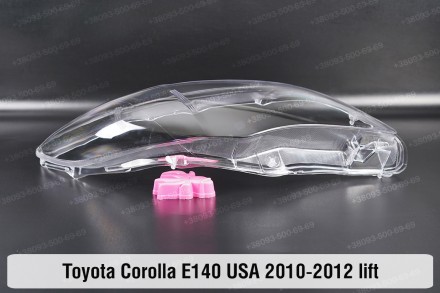 Стекло на фару Toyota Corolla E140 E150 USA (2010-2013) X поколение рестайлинг п. . фото 6