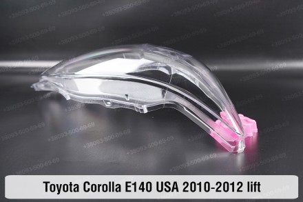 Стекло на фару Toyota Corolla E140 E150 USA (2010-2013) X поколение рестайлинг п. . фото 5