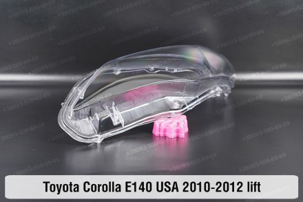 Стекло на фару Toyota Corolla E140 E150 USA (2010-2013) X поколение рестайлинг л. . фото 8