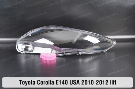 Стекло на фару Toyota Corolla E140 E150 USA (2010-2013) X поколение рестайлинг л. . фото 2