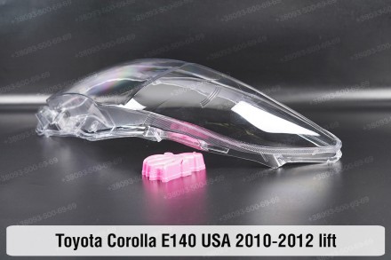 Стекло на фару Toyota Corolla E140 E150 USA (2010-2013) X поколение рестайлинг л. . фото 6