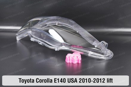 Стекло на фару Toyota Corolla E140 E150 USA (2010-2013) X поколение рестайлинг л. . фото 9
