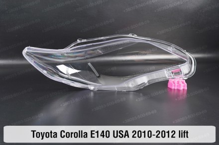 Стекло на фару Toyota Corolla E140 E150 USA (2010-2013) X поколение рестайлинг л. . фото 3