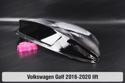Стекло на фару VW Volkswagen Golf 7 (2016-2020) VII поколение рестайлинг правое.. . фото 6