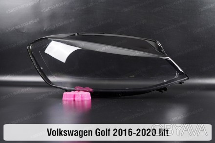 Стекло на фару VW Volkswagen Golf 7 (2016-2020) VII поколение рестайлинг правое.. . фото 1