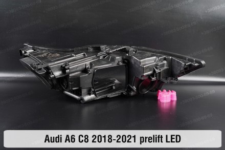 Новый корпус фары Audi A6 C8 LED Matrix (2018-2024) V поколение дорестайлинг лев. . фото 5