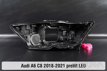 Новый корпус фары Audi A6 C8 LED Matrix (2018-2024) V поколение дорестайлинг лев. . фото 1