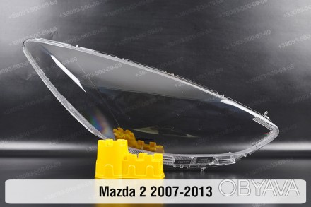 Стекло на фару Mazda 2 DE (2007-2015) III поколение правое.В наличии стекла фар . . фото 1