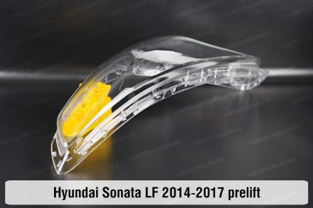 Стекло на фару Hyundai Sonata LF (2014-2017) VII поколение дорестайлинг левое.В . . фото 4