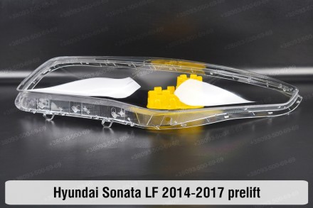 Стекло на фару Hyundai Sonata LF (2014-2017) VII поколение дорестайлинг левое.В . . фото 8
