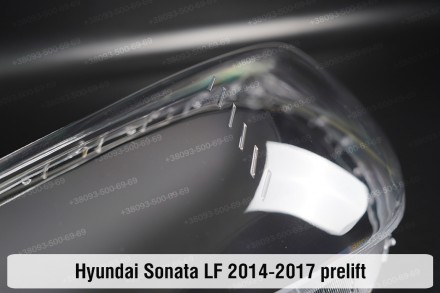 Стекло на фару Hyundai Sonata LF (2014-2017) VII поколение дорестайлинг левое.В . . фото 5