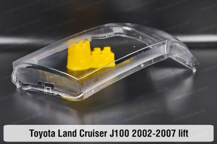 Скло на фару Toyota Land Cruiser J100 (2002-2007) X покоління 2 рестайлінг праве. . фото 8