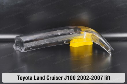 Скло на фару Toyota Land Cruiser J100 (2002-2007) X покоління 2 рестайлінг праве. . фото 6