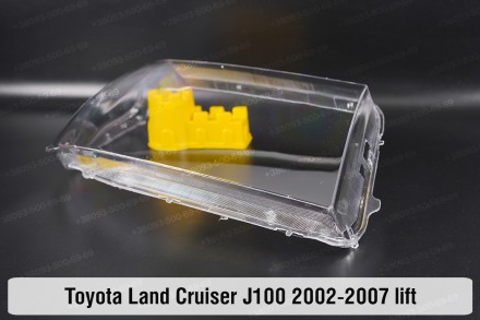 Скло на фару Toyota Land Cruiser J100 (2002-2007) X покоління 2 рестайлінг праве. . фото 9