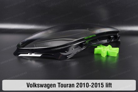 Скло на фару VW Volkswagen Touran (2010-2015) I покоління 1 рестайлінг праве.
У . . фото 5