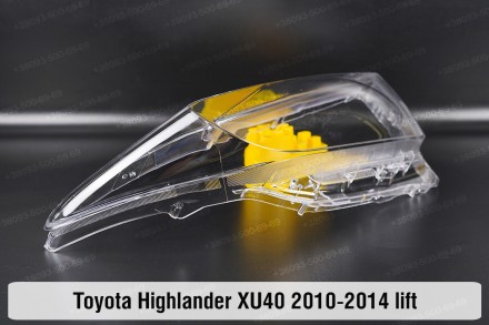 Стекло на фару Toyota Highlander XU40 (2010-2013) II поколение рестайлинг правое. . фото 7