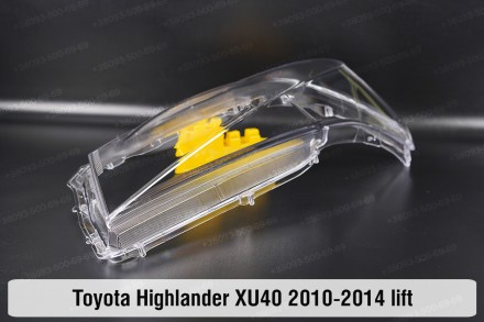 Стекло на фару Toyota Highlander XU40 (2010-2013) II поколение рестайлинг правое. . фото 8