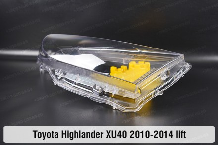 Стекло на фару Toyota Highlander XU40 (2010-2013) II поколение рестайлинг правое. . фото 9